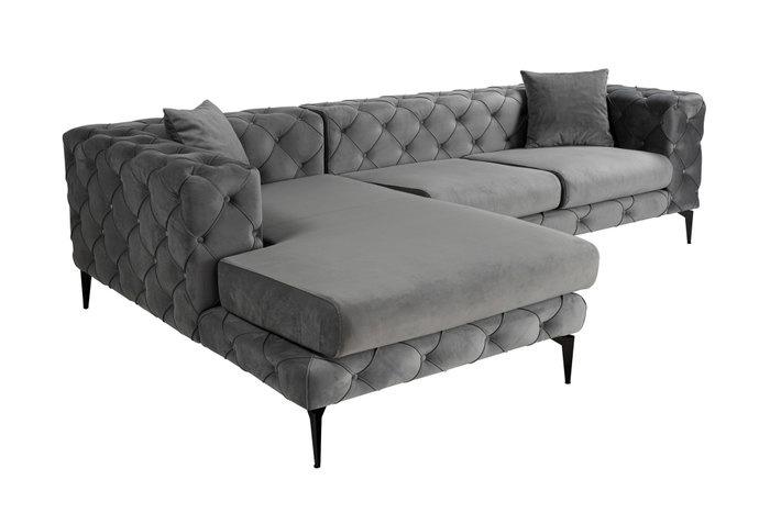 Atelier Del Sofa Como Eco Left - Antracita, Negro Atelier Del Sofa Como Eco Left - Antracita, Negro